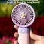 Portable Mini Fan USB Rechargeable Cute 1.5W Small Electric Fan For School ( Green Yellow )