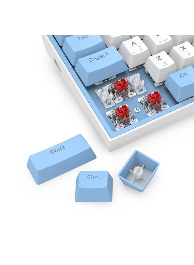 كيبورد جيمنج Redragon K617 FIZZ ميكانيكال مفاتيح حمراء متعدد الألوان