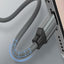 Type-C To Type-C Fast Charging Cable 1M With 100W Power Delivery High-Speed Data Transfer Durable Braided Design For Sma