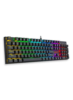 Redragon K565E RUDRA Elite Mechanical Gaming Keyboard Red Switches Rainbow Black