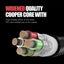 3 in 1 Fast Charging Cable 3.4A, LC93 1.2m USB to Type-C, Lightning & Micro Connectors, Durable PVC Design for Quick Cha