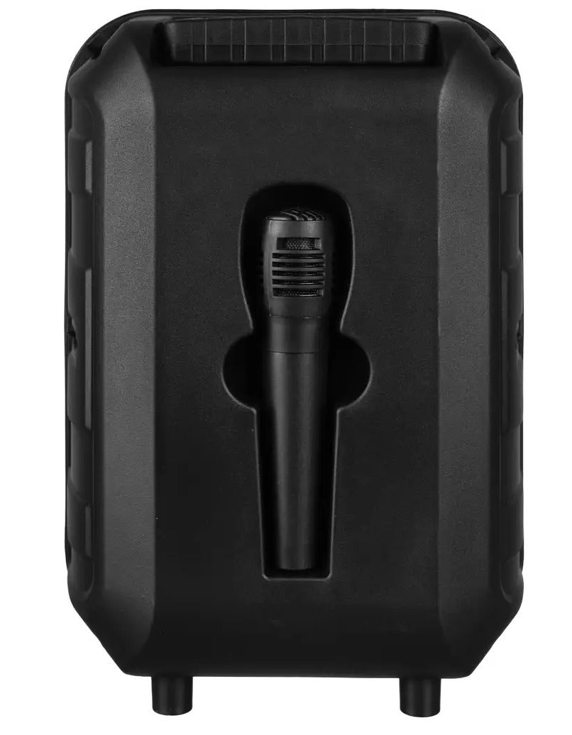 GT-885 Portable Bluetooth Speaker with Wired Microphone, 8-Inch Wireless Party Speaker, 8W Powerful Bass, 1200mAh Rechar