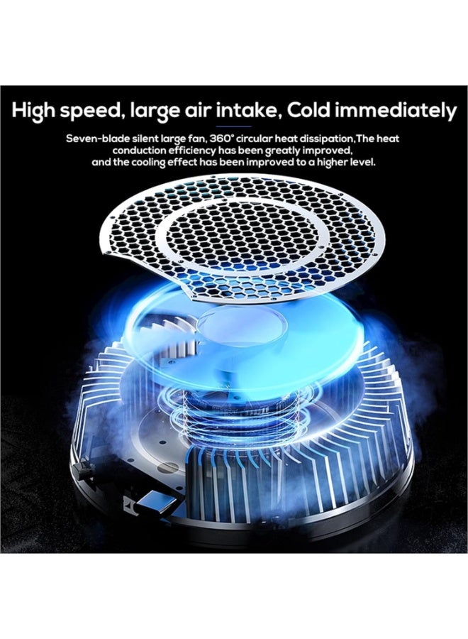 CX05 30W Magnetic Tablet Cooler for iPad & Tablets, High Performance Semiconductor Cooling Fan with 3 Cooling Modes, Rea