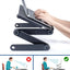 RAINBEAN Adjustable Laptop Desk with Mouse Pad, Laptop Stand for Bed, Foldable Portable Desk, Work Table, Ergonomic Laptop Stand, Standing Desk