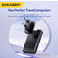 شاحن حائط ESSAGER JT-CG65AC1U1 GaN قوة 65W منفذين PD رفيع أسود