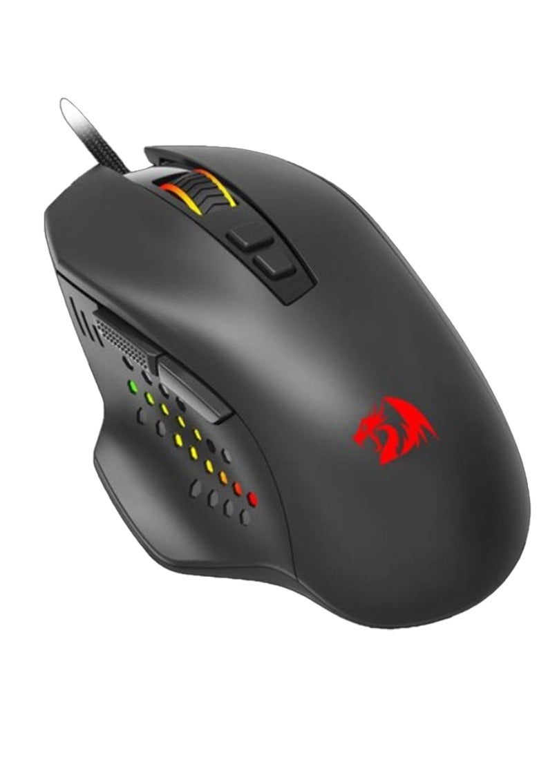 تفاصيل أزرار وعجلة التمرير في Redragon M723
