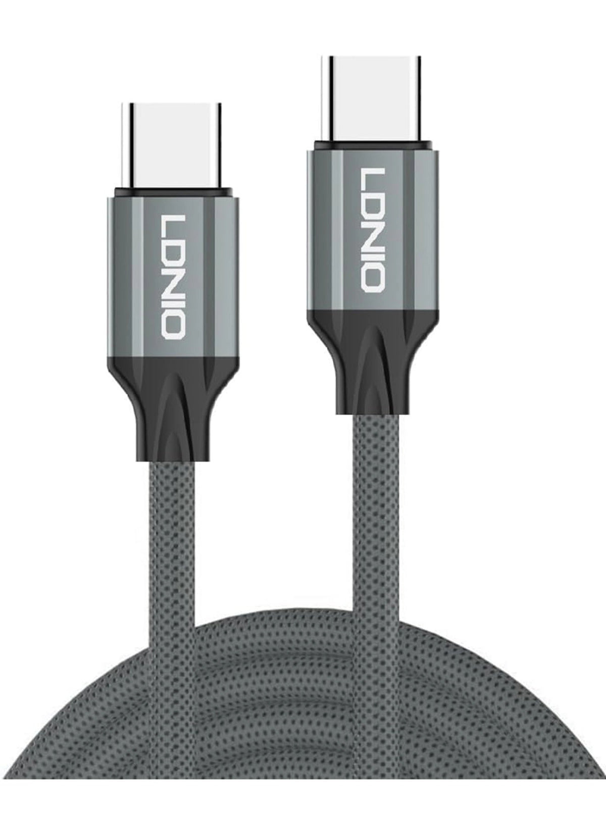 Type-C To Type-C Fast Charging Cable 1M With 100W Power Delivery High-Speed Data Transfer Durable Braided Design For Sma