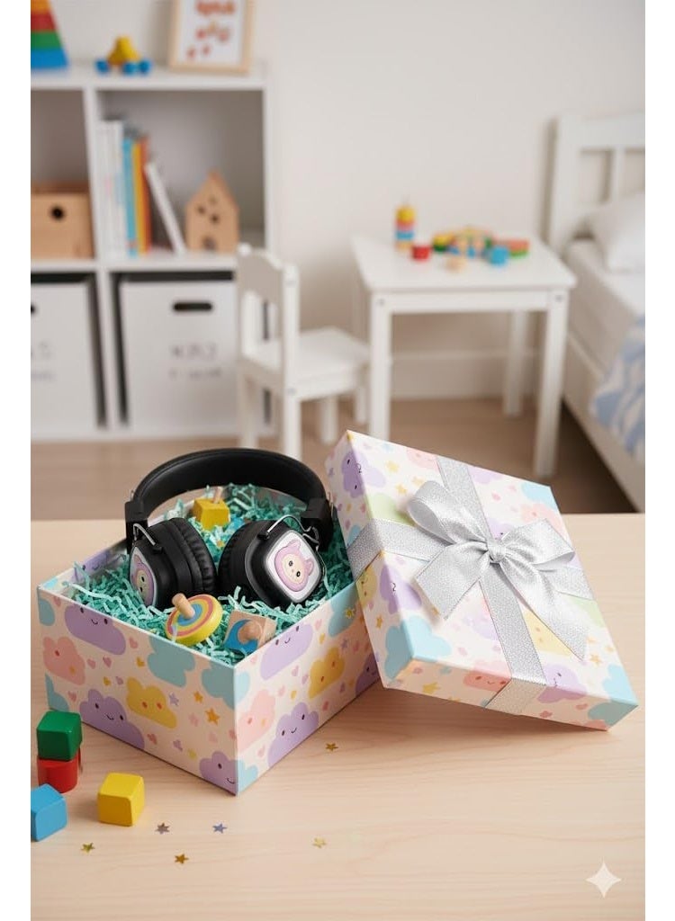 AH-816G RGB Bluetooth Gaming Headphones with Noise Isolation Microphone, Wireless Over-Ear Headset, Up to 15 Hours Batte