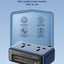 Universal Power Strip with 45W GaN Fast Charging, 2 USB-C and USB-A Charging Ports, 2500W Extension Socket, Desktop Powe
