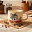 Tom and Jerry Ceramic Mug, Large Capacity Cute Cartoon Coffee Mug with Comfortable Handle, Aesthetic Ceramic Tea Cup for