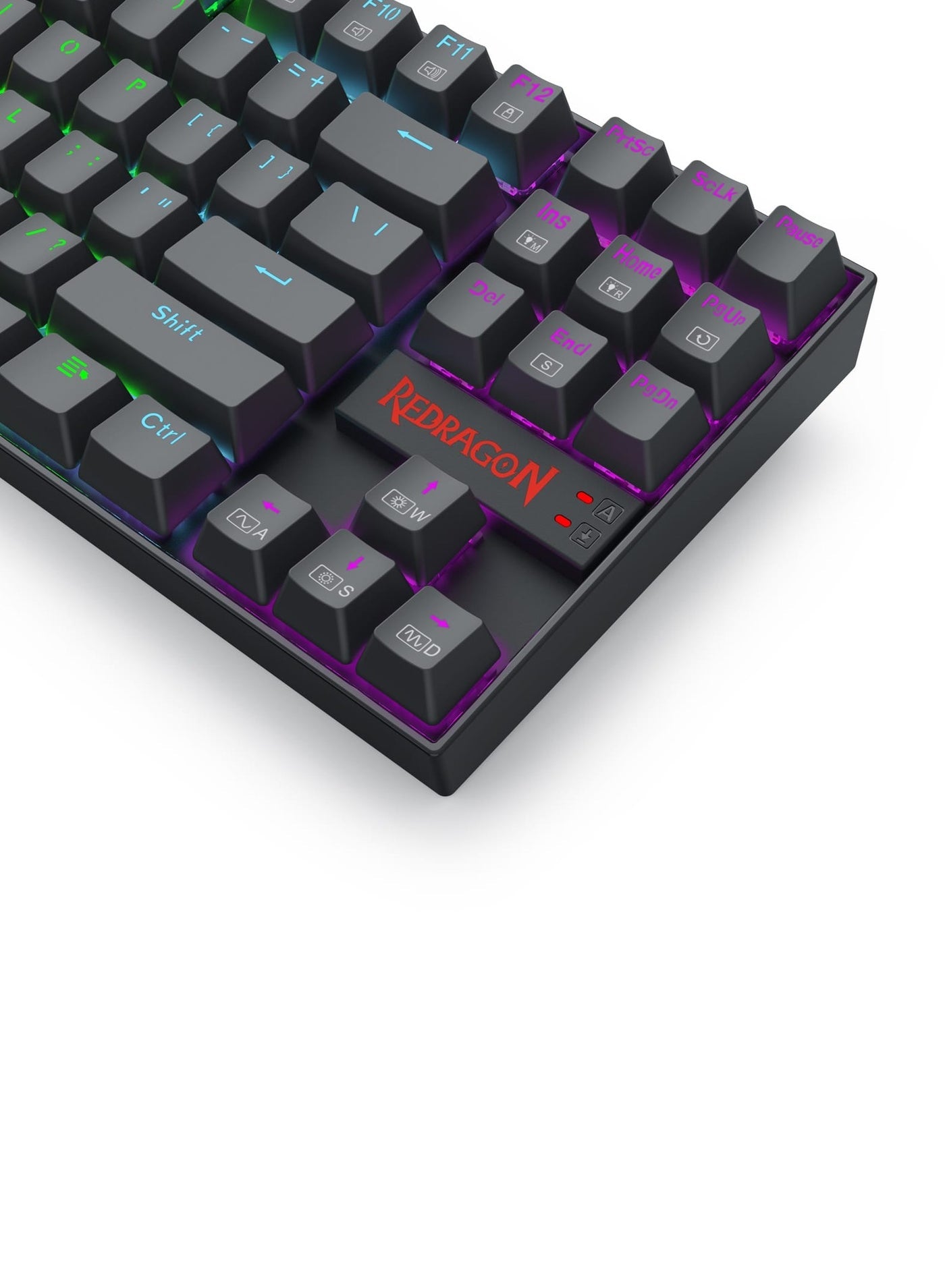 كيبورد جيمنج Redragon K552 Elite Edition ميكانيكال 60% بمفاتيح زرقاء أسود