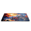 Large Gaming Mouse Pad, Chinese Landscape  Extended Desk Mat, Large Desk Pad for Computer Keyboard, Mouse Pad with Stitc