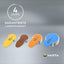 Hearing Aid Batteries, Yellow Type 13 , PR48 , 1.45V , 6 pes, Custom Made, high hearing level, mercury-free, Made in Ger