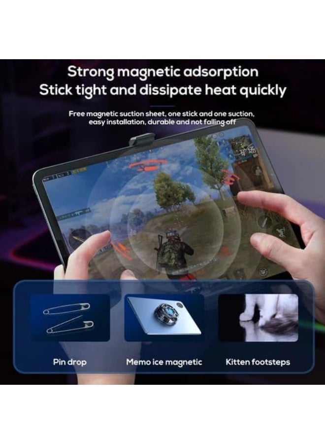 CX05 30W Magnetic Tablet Cooler for iPad & Tablets, High Performance Semiconductor Cooling Fan with 3 Cooling Modes, Rea