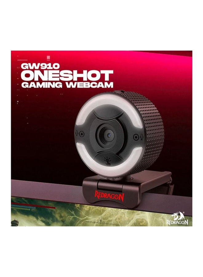 تفاصيل عدسة كاميرا Redragon GW910