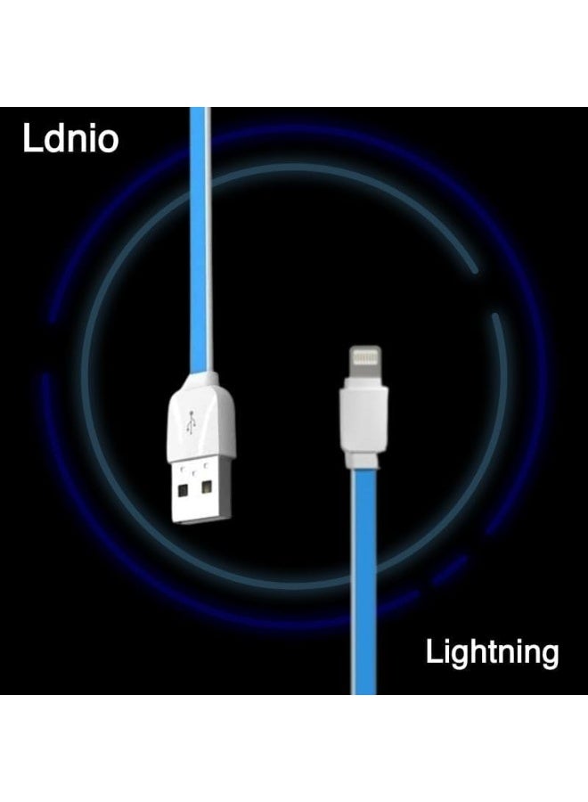 XS-07 USB-A to Lightning Fast Charging Cable 1M, High Speed Charging and Data Sync Cable for iPhone, iPad, AirPods and i