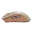 Forev E-Sports gaming mouse with 1.5M USB Cable , silent key ,macro program ming , optical engine , LED Light , 4-level adjustable (1200 - 1800 - 2400 - 3600 DPI ) - FV-X9 ,Beige