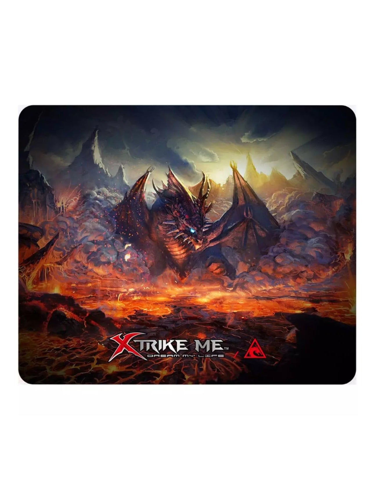 XTRIKE ME Gaming Mouse Pad MP-002 - 320x270x2mm, Dragon Design Gaming Mouse Mat for Gamers