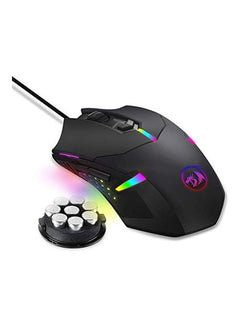 REDRAGON M601 - RGB Wired Ergonomic Gaming Mouse Backlit Black