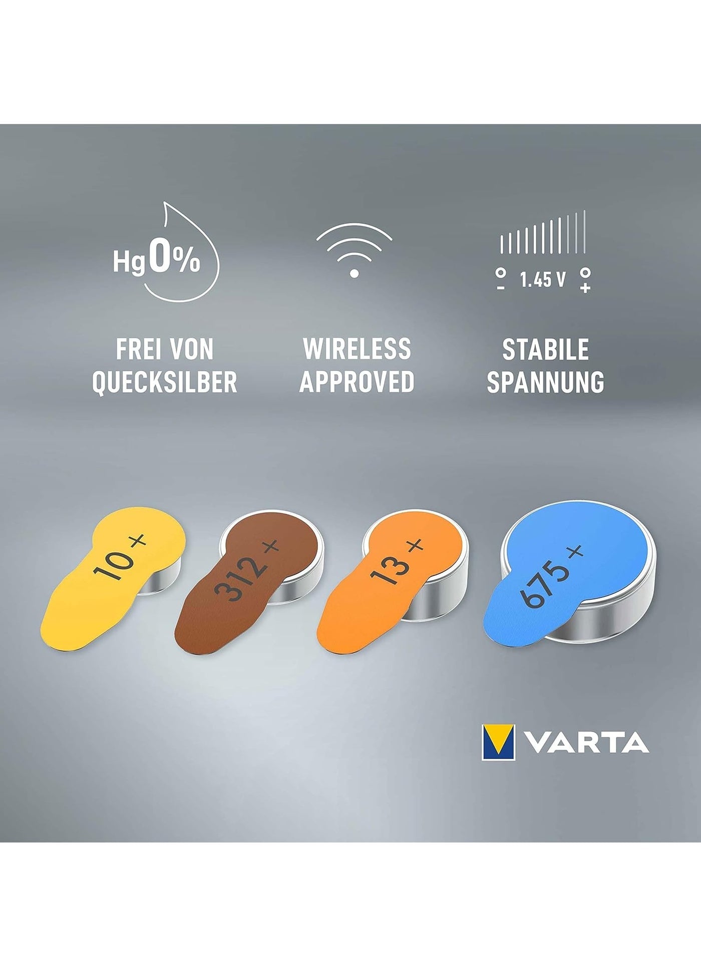 بطاريات سماعات طبية Generic 10 شكل 8 CSA