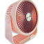 Portable Mini Fan USB Rechargeable Cute 4W Small Electric Fan For School (red)