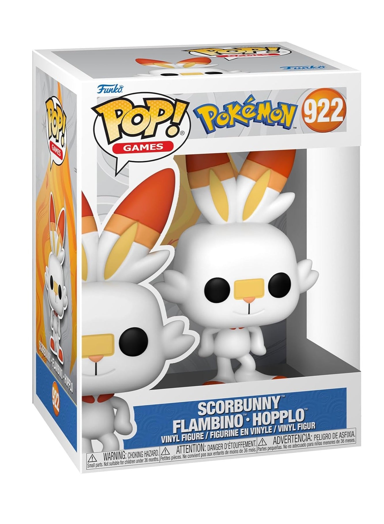 Action Figures Pop! Games: Pokemon - Scorbunny , One Size