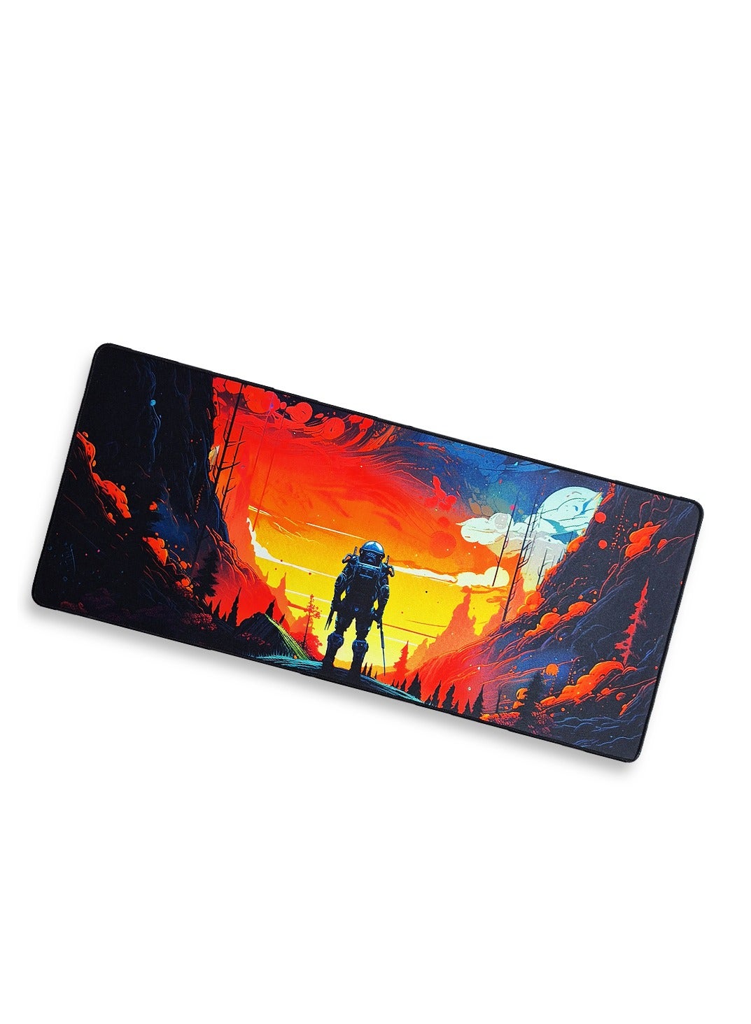Large Gaming Mouse Pad, astronomy art , Extended Desk Mat, Large Desk Pad for Computer Keyboard, Mouse Pad with Stitched