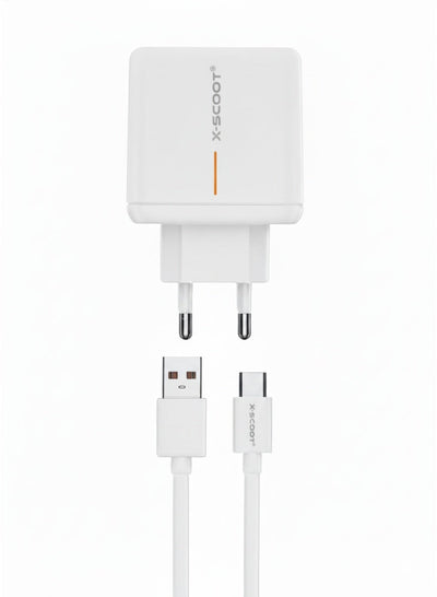 CH-253 GaN 65W Super VOOC Fast Charger with USB-C and USB Ports – High-Efficiency Ultra-Fast Wall Adapter for Phones, Ta