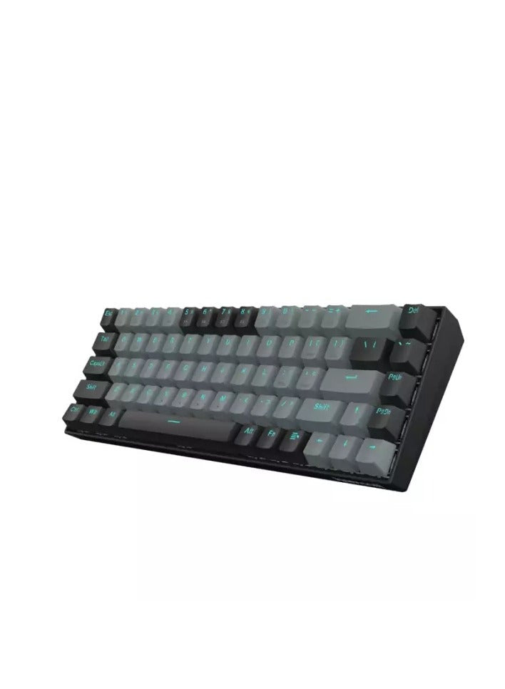 كيبورد جيمنج Redragon K662L-G1RS Gwern ميكانيكال بلوتوث رمادي وأسود