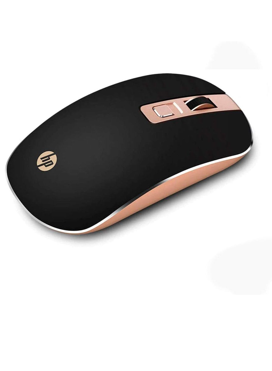 Wireless Computer Mouse S4000 ,1600DPI Black - GOLD