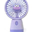 Portable Mini Fan USB Rechargeable Cute 1.5W Small Electric Fan For School ( Purple )