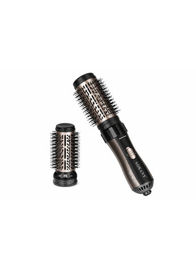SD-903 2-in-1 Rotating Hot Air Brush – 1000W, Ionic Technology, 50mm & 40mm Ceramic Barrels, Drying & Styling, Bi-Direct