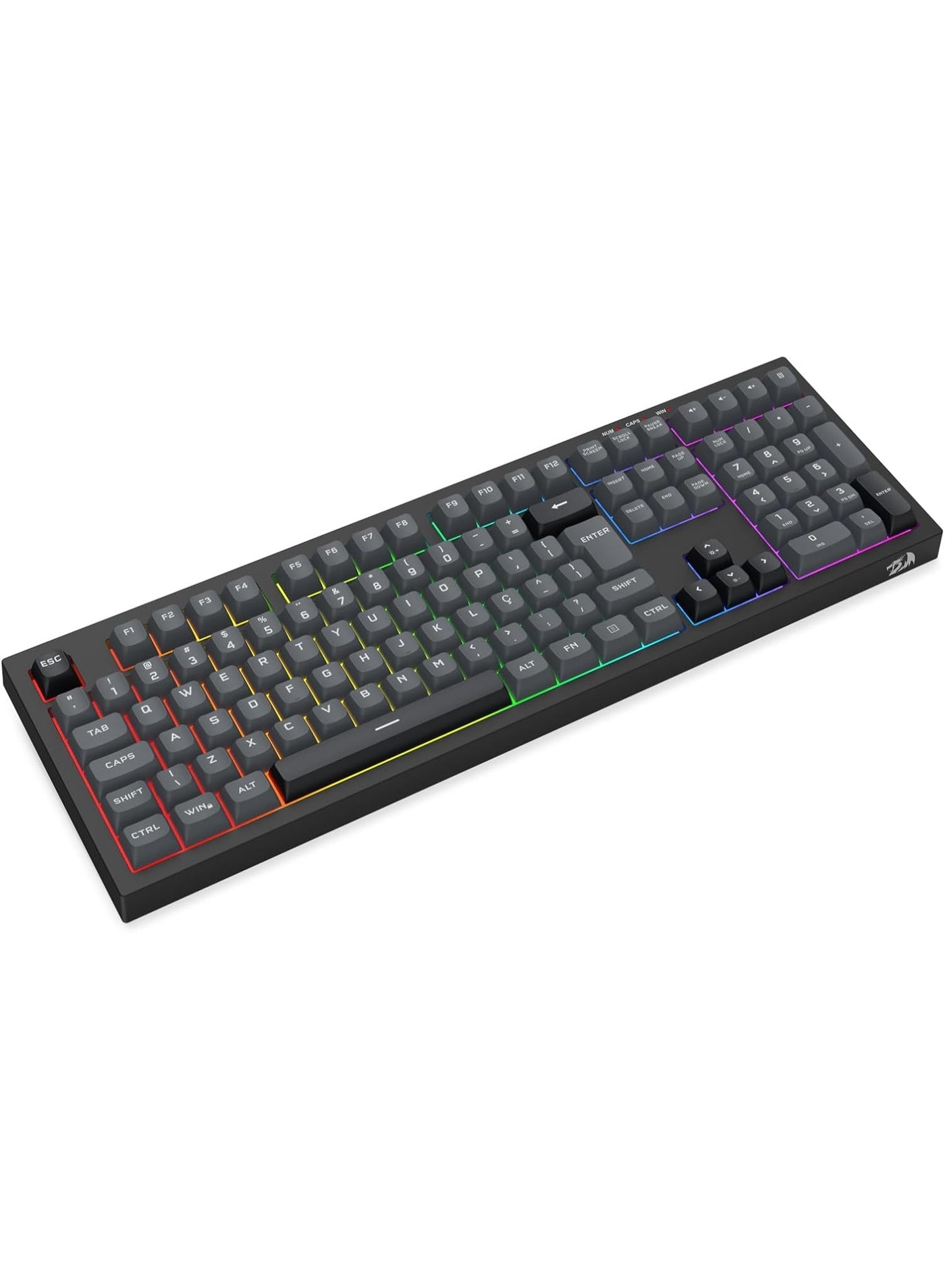 كيبورد Redragon K518GB على سطح مكتب الجيمنج