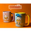 Large Capacity Ceramic Coffee Mug with Cartoon Character Design, Cute Ceramic Tea Cup for Hot & Cold Drinks, Milk Mug, L