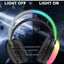 X25 Professional Gaming Headset USB+3.5 RGB Light 3D Stereo Noise Cancellation Multi Platform Compatibility With Microph