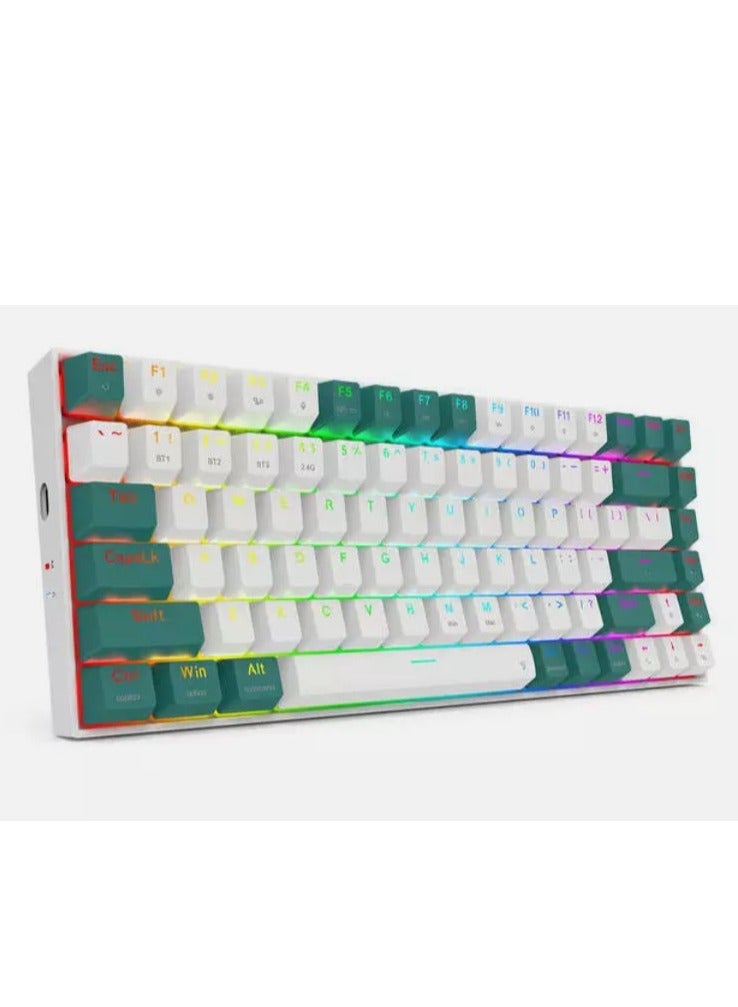 كيبورد ريدراجون K678 بسويتش أحمر مضاء بـ RGB
