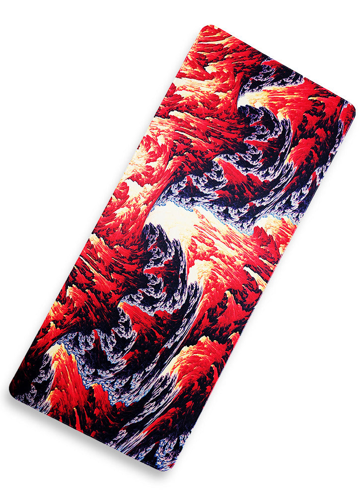 Large Mouse Pad, Lava Theme (70cm x 30cm x 2mm), HD Print Pattern Desk Mat, Extended Mouse Pad and Keyboard Mouse Pads, Waterproof Fabric Surface Mouse Pads for Office, Anti-Slip Rubber Base