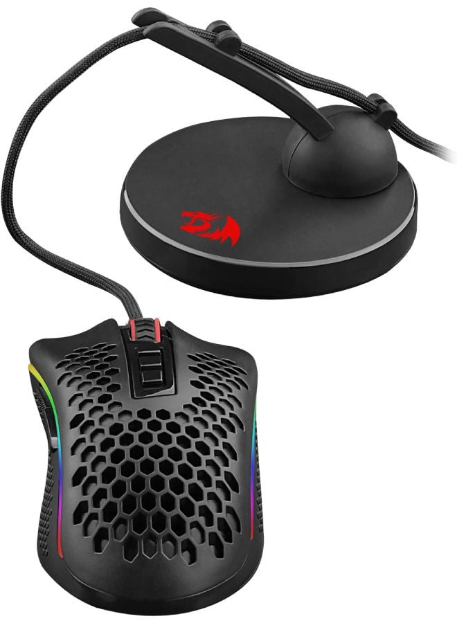 ماوس بانجي Redragon MA301 HODER لتنظيم كابل الماوس أسود
