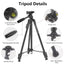 NP-3180S Extendable 360 Rotation Tilt Handle Carbon Fiber Camera Tripod Phone Outdoor Live Selfie Camera Phone Floor , S