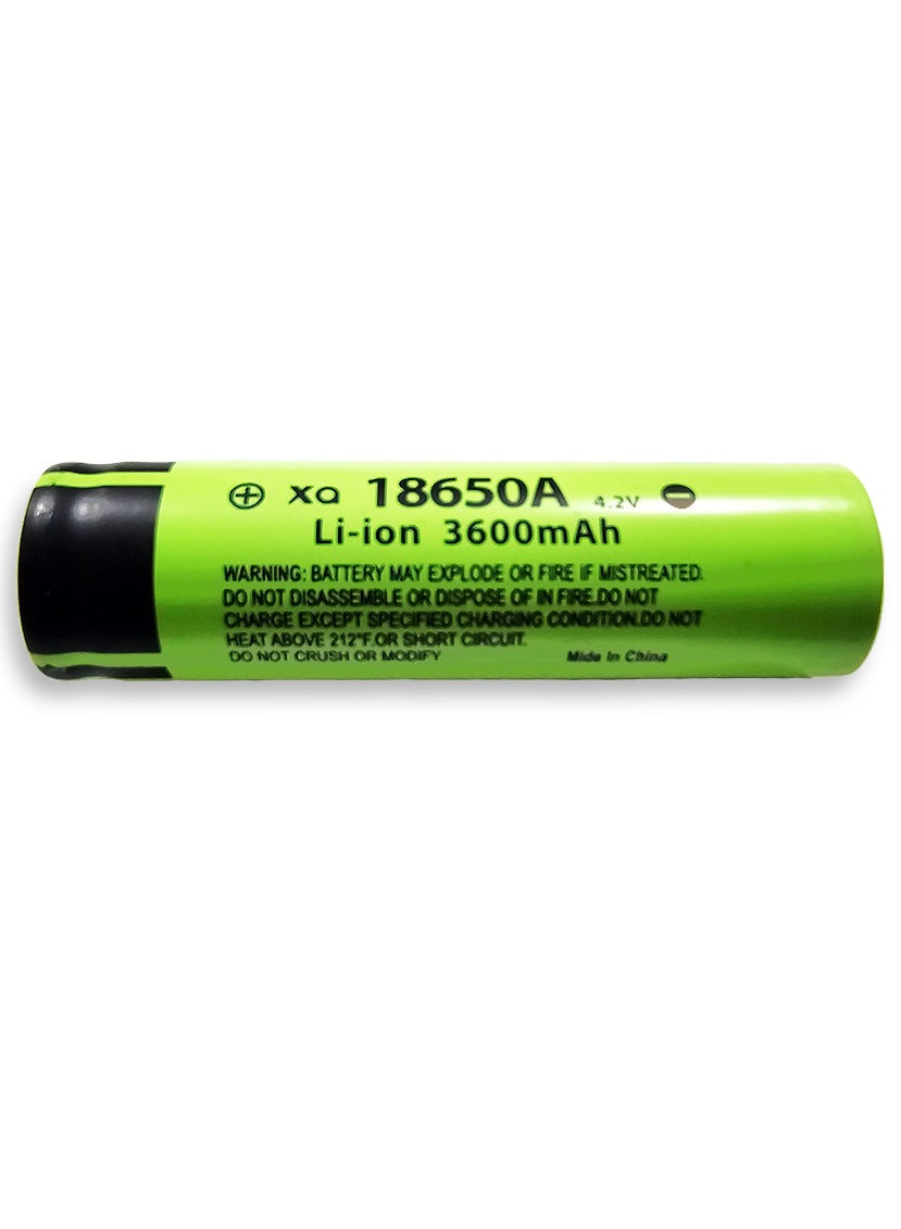 Battery (18650A) 4.2V 3600mAh Rechargeable for LED Toy Light , Flashlights , Power Bank , Electronic Devices, 1pc