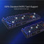 كيبورد ريدراجون K608 بسويتش أحمر مضاء بـ RGB