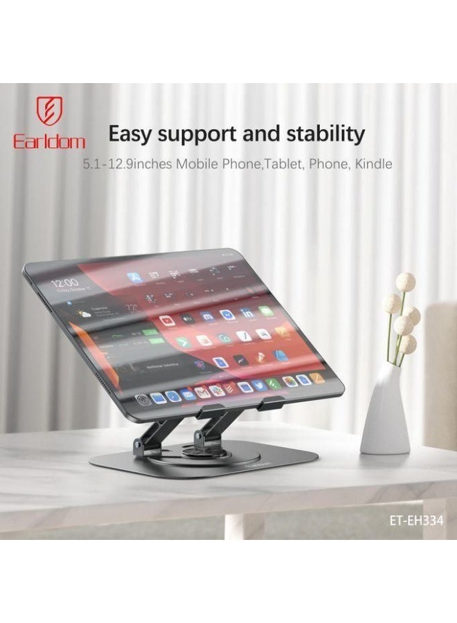 حامل موبايل Earldom ET-EH334 قابل للطي مقاس 5.1-12.9 inch فضي