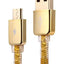 High Speed Micro USB Charging and Data Cable – 1M Durable Fast Charging Cable for Smartphones, Tablets and USB Devices F