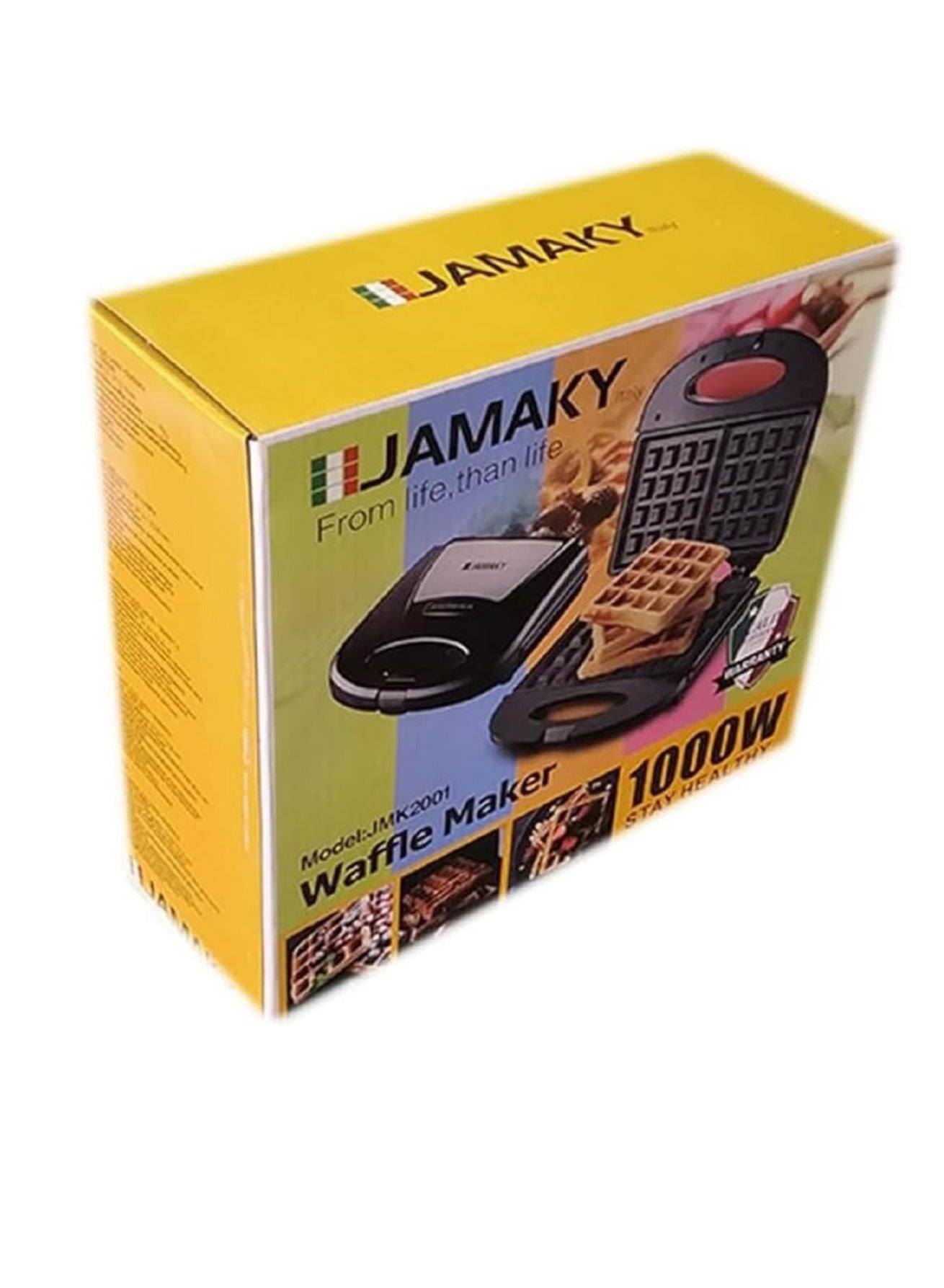 JAMAKY Italy Waffle Maker 1000 Watt - JMK2001