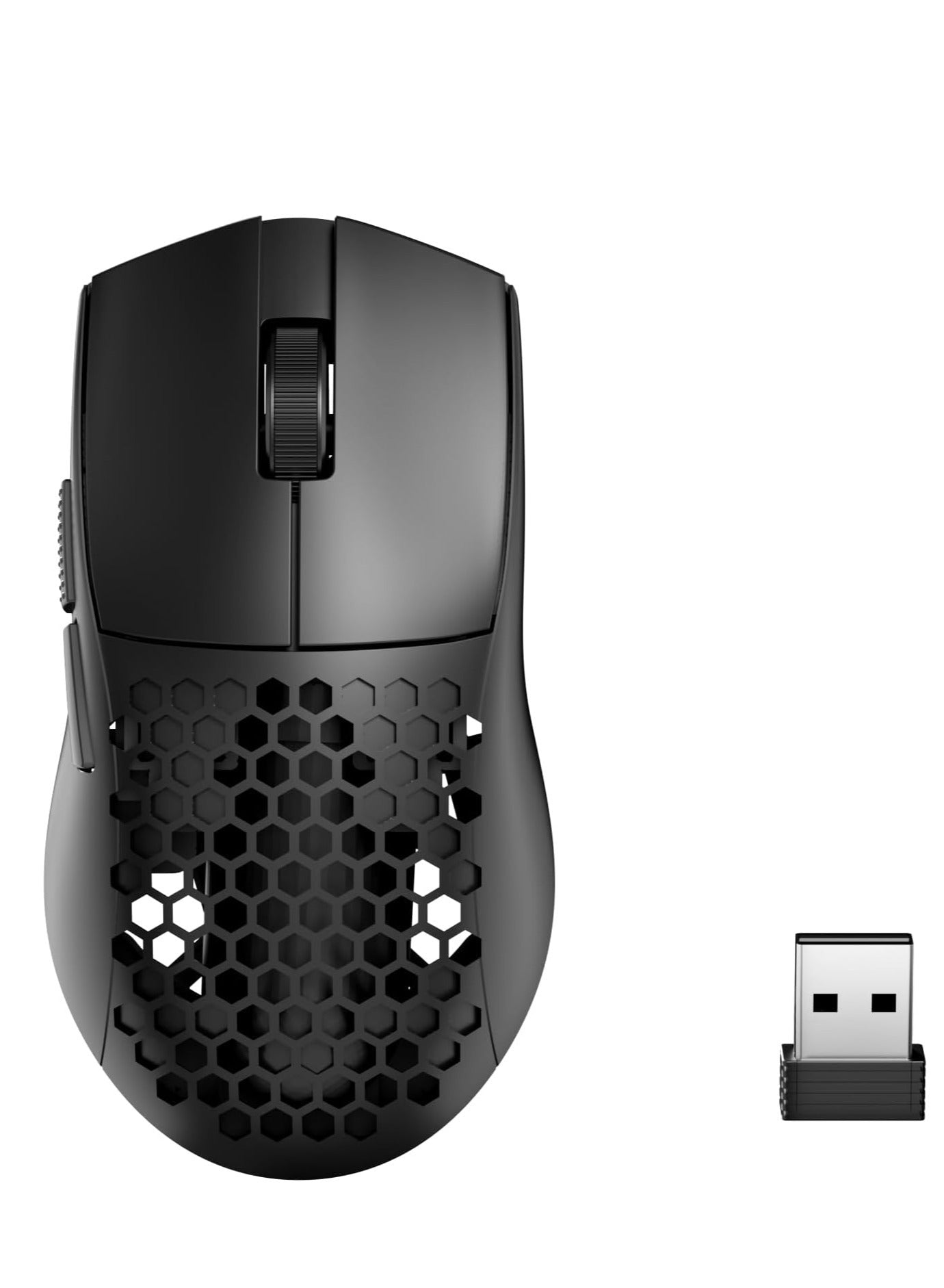 ماوس جيمنج لاسلكي Redragon M725 Astrolabe Lite أسود بهيكل Honeycomb ووزن 49 جرام ودقة 10000 DPI