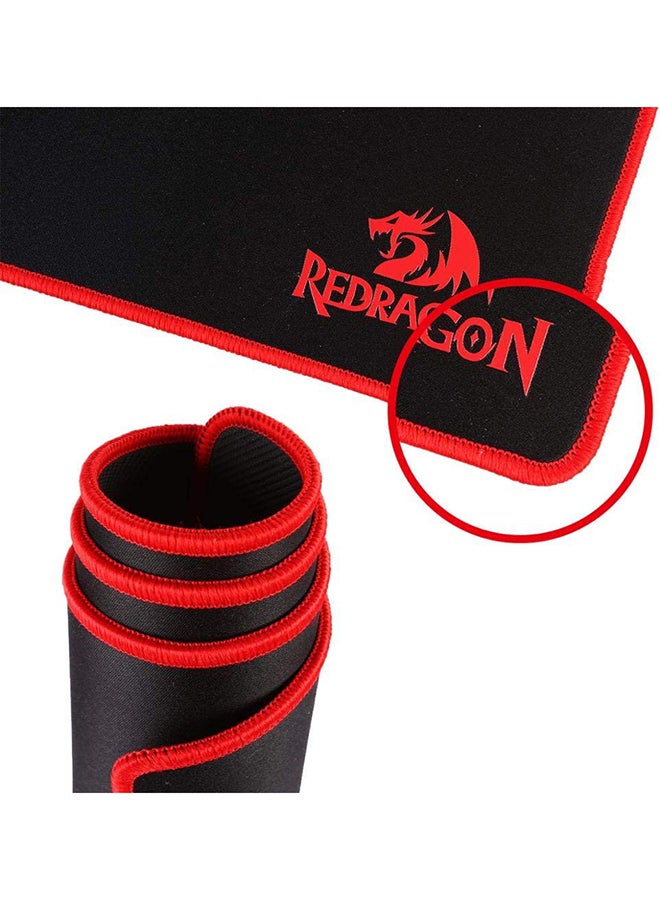 ماوس باد Redragon P003 حجم كبير مقاوم للماء أسود وأحمر