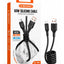CL-162 60W USB-A to Micro USB Silicone Fast Charging & Data Cable, 1M Soft Flexible Cord, High-Speed Sync, Fireproof Dur