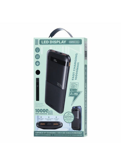 Power Bank RPP-71 Piloteer Series 10000mAh, Power Bank 22.5W + 20W PD3.0 QC3.0 Fast Charging with LED Digital Display, D
