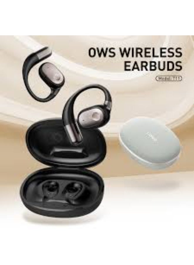 Wireless Bluetooth 5.4 Over-Ear Earbuds with 450mAh Charging Case, Low Latency Gaming Headphones, HD Stereo Sound, Noise