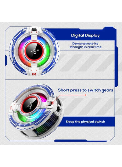 CX16 Mobile Phone Cooler with Digital Temperature Display – Semiconductor Gaming Cooling Fan, AI & Frozen Cooling Modes,